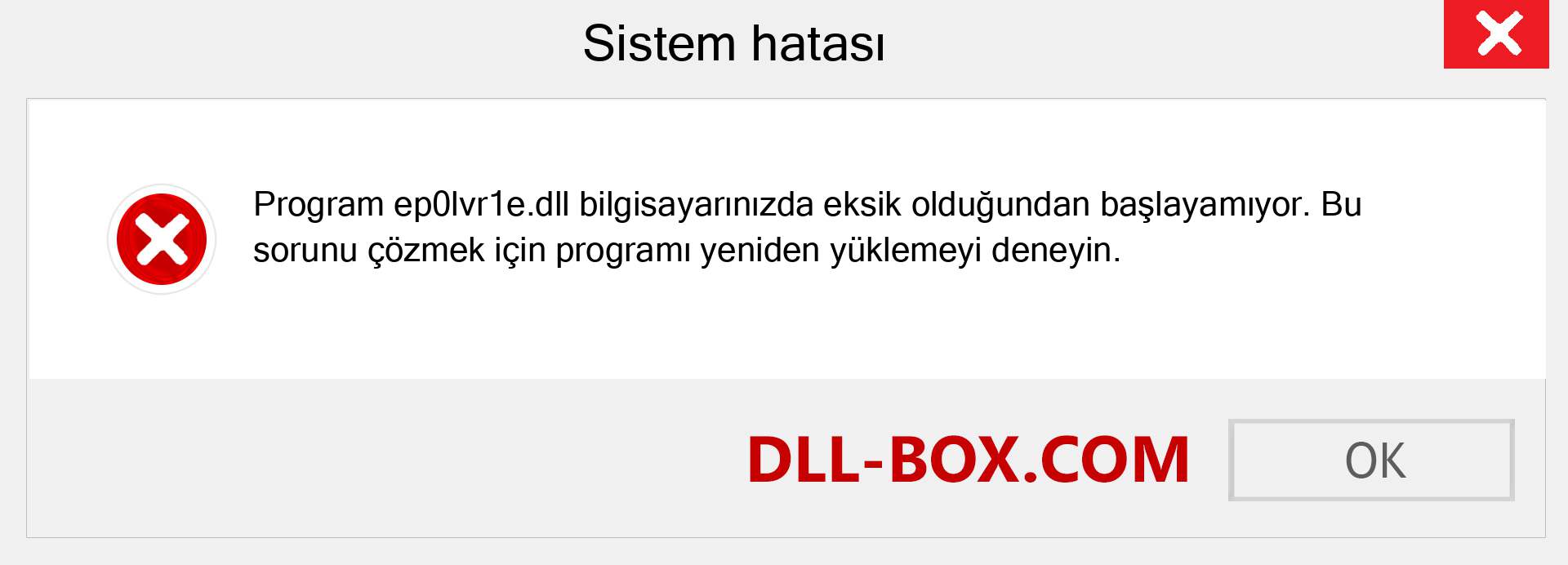 ep0lvr1e.dll dosyası eksik mi? Windows 7, 8, 10 için İndirin - Windows'ta ep0lvr1e dll Eksik Hatasını Düzeltin, fotoğraflar, resimler